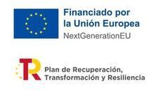 logos financiación next generation y plan de recuperación, transformación y resiliencia. Uno arriba y otro abajo